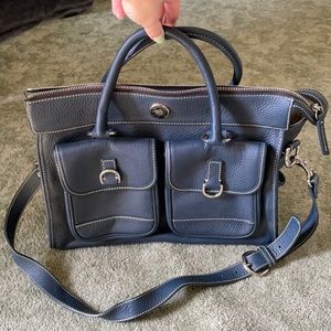 Dooney & Bourke Blue Leather Bag